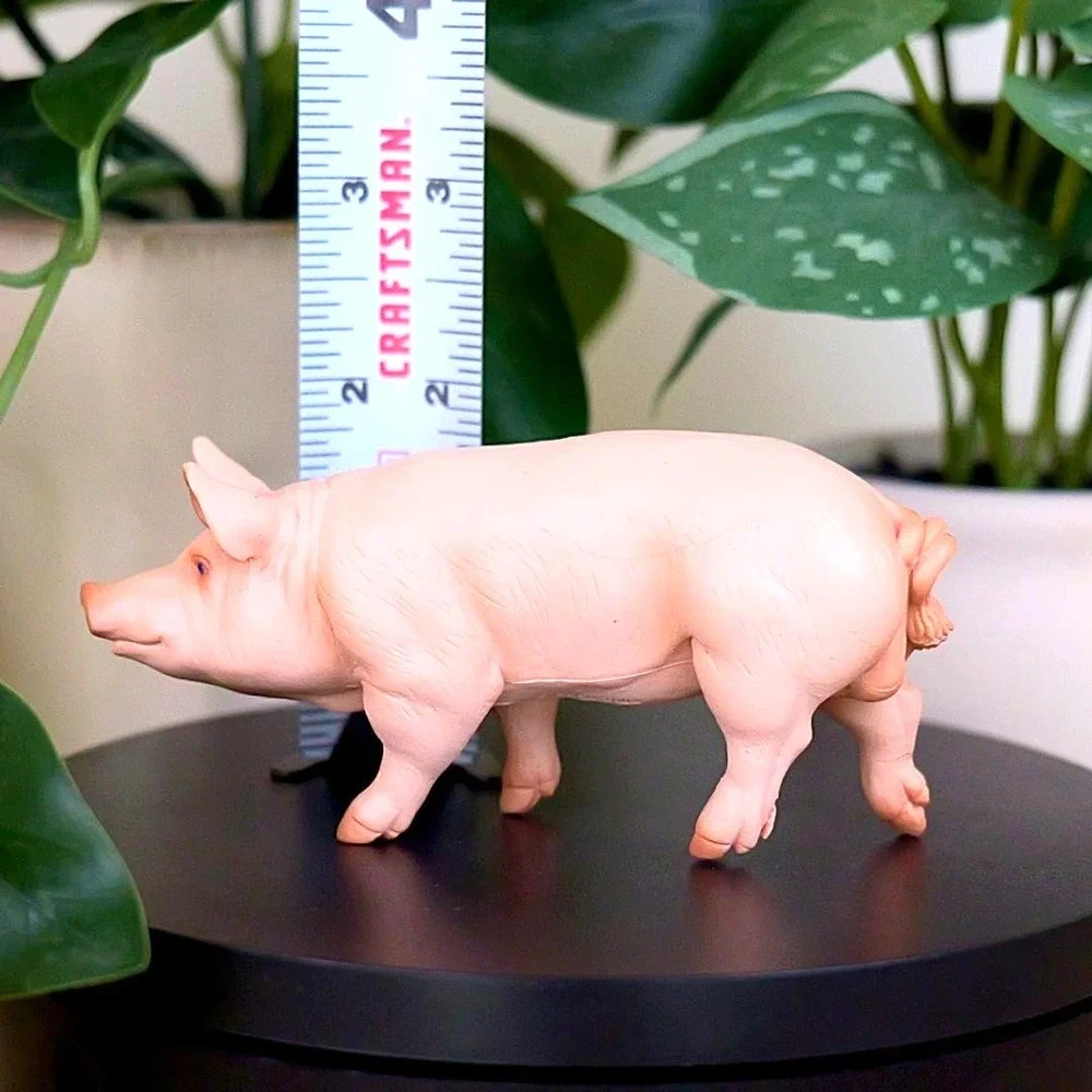 Boar Pig Figure - Hand‎ Painted & Collectible Farm Animal Toy Figurine - Papo
